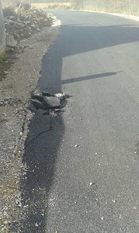 Arsyetohet komuna për rrugën e dëmtuar në Leshan