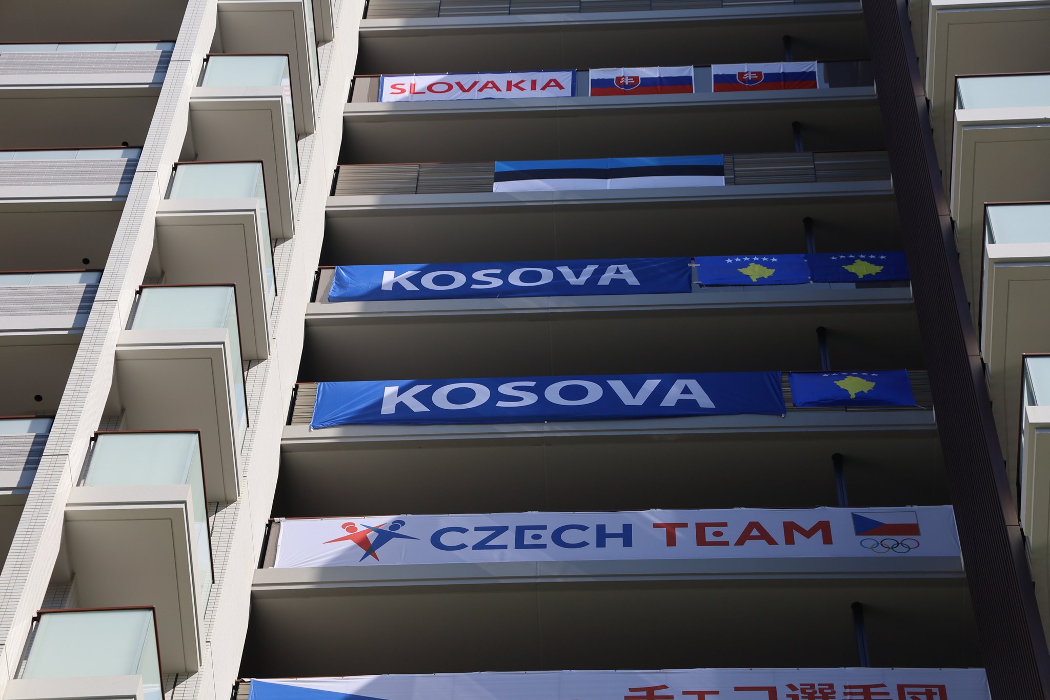 🇽🇰 Flamujt e Kosovës në Tokio