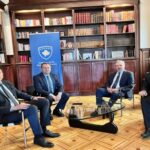 Delegacioni i BQK-së u prit në takim në Ambasadën e Kosovës në Bruksel